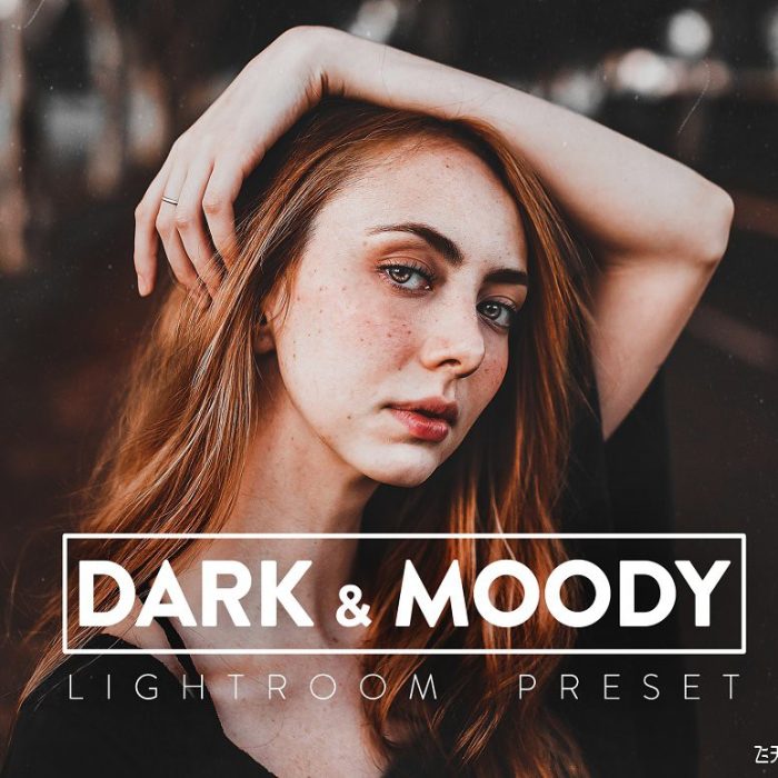[人像LR预设]电影情绪人像后期调色Lightroom预设 DARK MOODY Pro Lightroom Preset