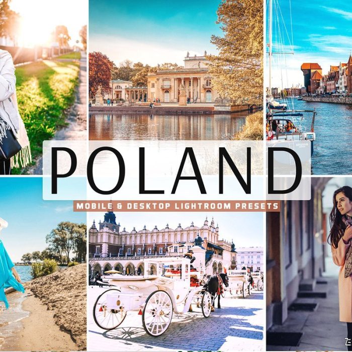 [旅拍LR预设]波兰城市旅拍人文风光Lightroom预设/手机版APP滤镜Poland Pro Lightroom Presets