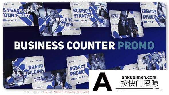 [栏目包装]商务项目包装介绍展示片头AE模板- Business Counter Promo