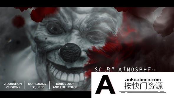 [开场片头]恐怖血迹照片宣传片开场AE模板- Horror Trailer In Photos