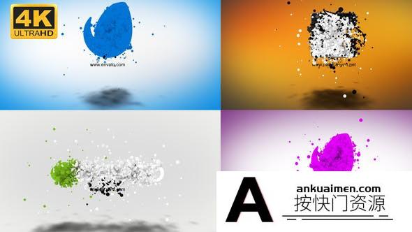 [logo模板]粒子汇聚Logo动画AE模板- Particle Logo Reveal