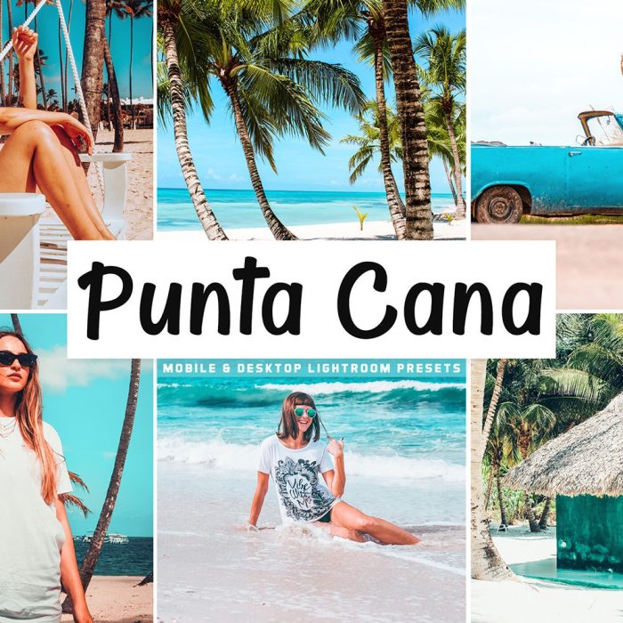 [旅拍LR预设]加勒比海旅拍人像LR预设+移动LR预设 Punta Cana Lightroom Presets