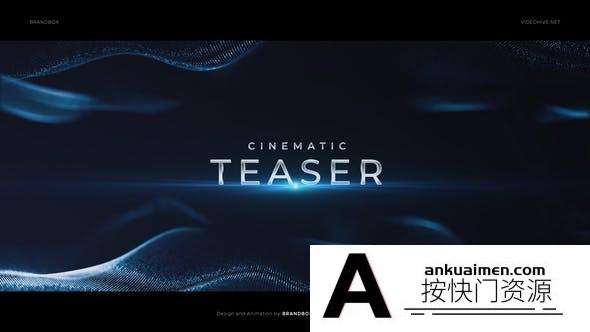 [开场片头]粒子飘动背景文字标题宣传片开场AE模板- Inspiring Cinematic