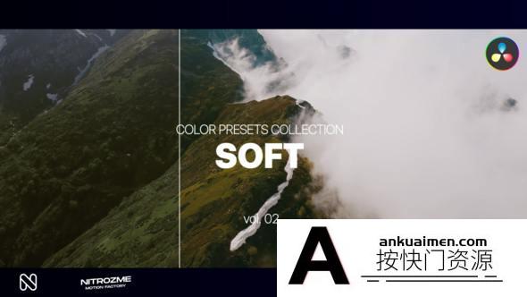 柔和色彩电影视频调色LUT预设第2卷 Soft LUT Collection Vol. 02