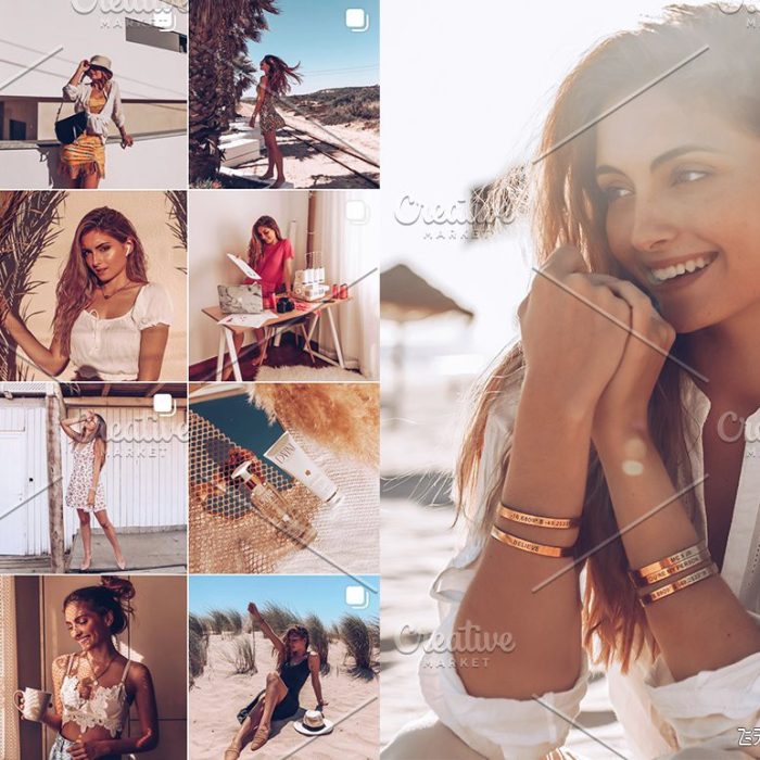 [人像LR预设]夏季时尚人像免费Lightroom预设/免费APP滤镜SUMMER LIGHTROOM PRESETS