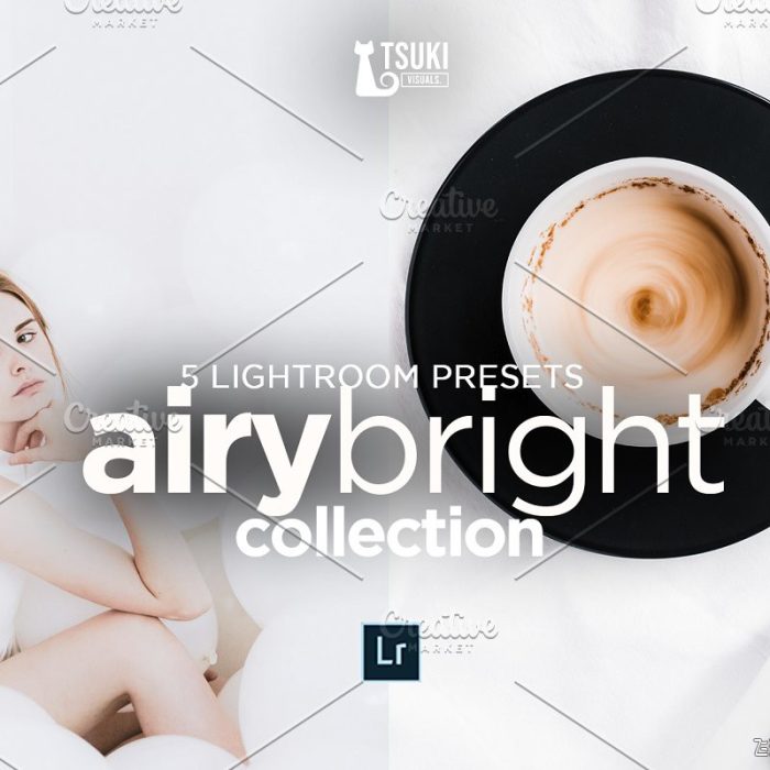 [人像LR预设]牛奶白清新通透人像产品Lightroom预设AIRY BRIGHT Lightroom Presets