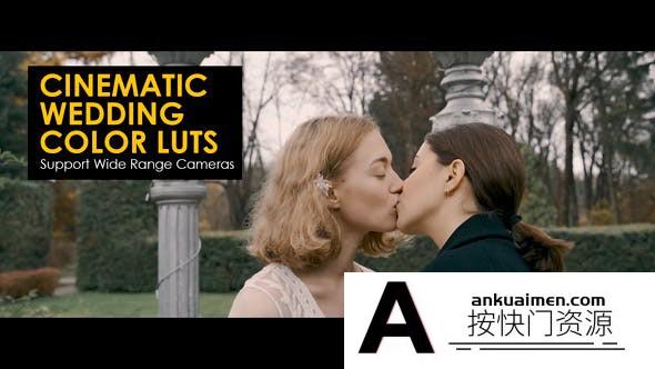 15个电影婚礼MV视频调色LUT预设及42个LOG Rec709格式LUTs预设