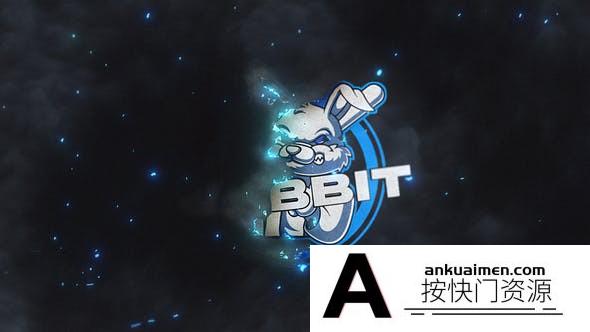 [logo模板]粒子消散文字Logo动画AE模板- Burn Text Logo Reveal