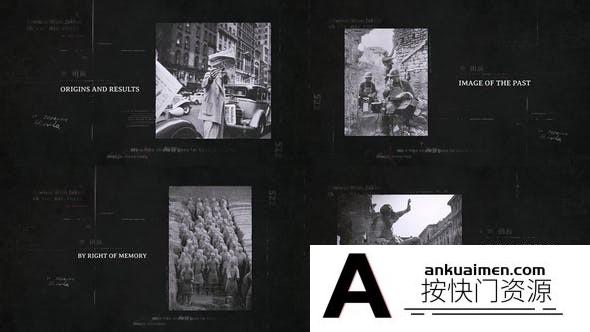[Premiere预设]PR预设-历史图片人物介绍展示片头 History Timeline Presentation