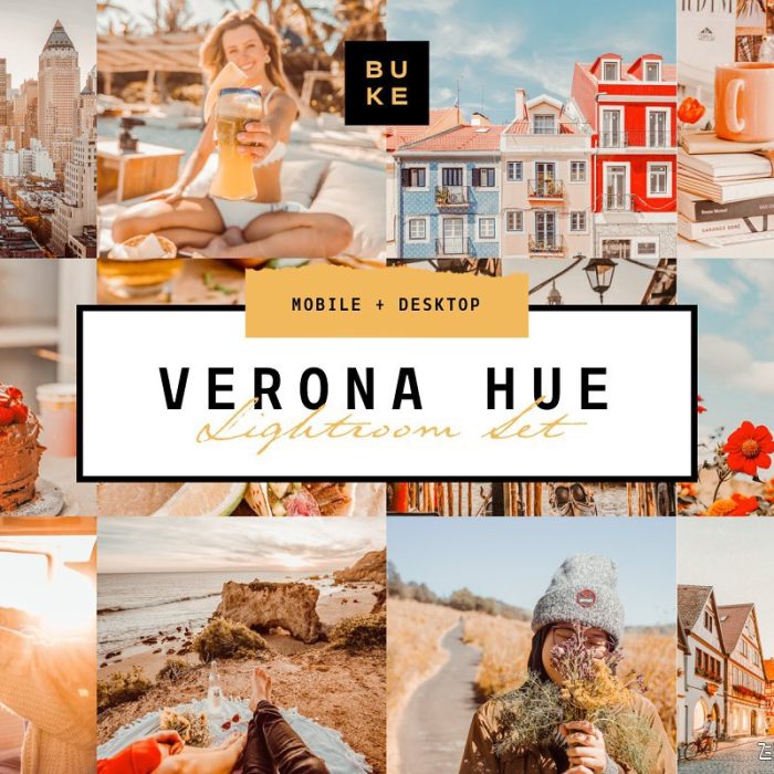 [人像LR预设]维罗那粉色调旅拍人像LR预设+手机APP滤镜 Verona Hue Lightroom