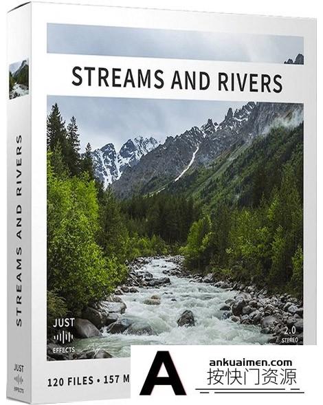 [音效素材]深林中潺潺的泉水和小溪及河流瀑布流水音效素材合集