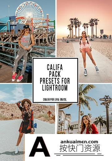 [手机版lr预设]摄影师 Livia Brasil 巴西加州旅行手机版LR预设 California Mobile LR
