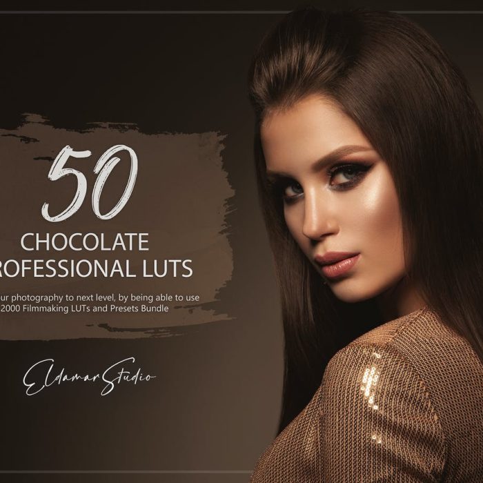 50个电影巧克力色LUT预设和Lightroom预设预设 50 Chocolate LUTs and Presets Pack