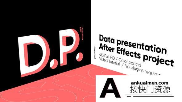 [图片展示]创意信息数据展示动画AE模板- Info Presentation – Data Presentation