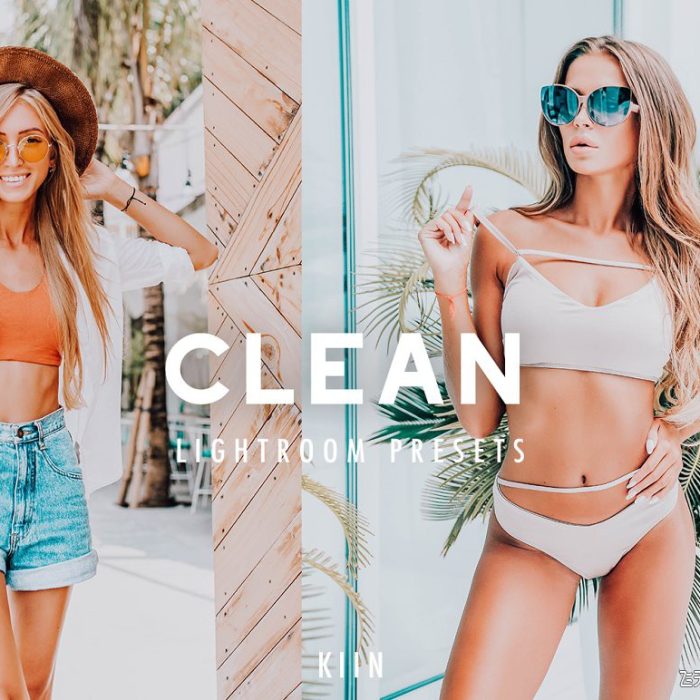 [人像LR预设]12个明亮清新通透人像胶片Lightroom预设/APP滤镜 CLEAN & AIRY LIGHTROOM PRESETS