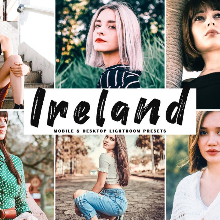 [人像LR预设]复古褪色胶片人像LR预设+移动APP预设 Ireland Lightroom Presets