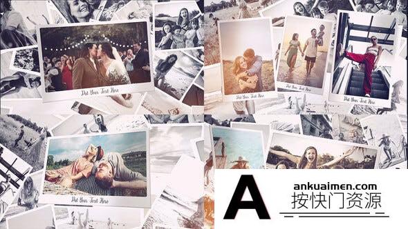 [相册AE模板]相册照片墙片头AE模板- Photo Slideshow – Memories Galle