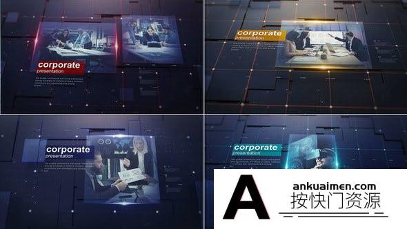 [栏目包装]商务视频介绍展示宣传片头AE模板- Corporate Technology Slideshow