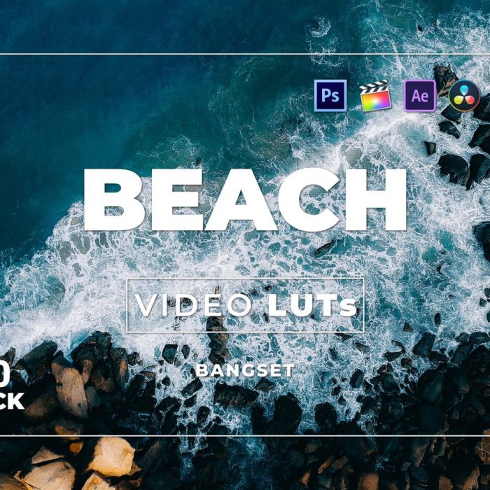 海滩旅拍航拍微电影短视频Vlog调色LUT预设第10季 Bangset Cinema Pack 10