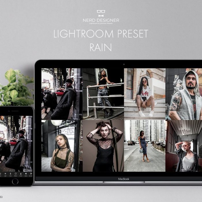 [人像LR预设]城市肖像摄影蓝色调Lightroom预设Lightroom Preset – Rain