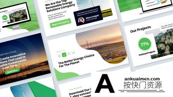 [开场片头]商务环保项目介绍包装AE模板- Sustainable Eco Promo Presentation