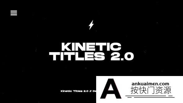 [DaVinci Resolve模板][教程发布]动力学标题文字包装达芬奇模板 Kinetic Titles 2.0 | DaVinci Resolve