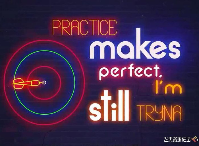 [AE教程][教程发布]AE教程-AE创建霓虹灯效果动画工作流程视频教程【中文字幕】