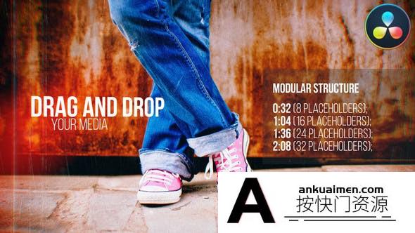 [DaVinci Resolve模板][教程发布]故事幻灯片照片展示达芬奇模板 Beautiful Story Slideshow