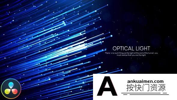 [DaVinci Resolve模板][教程发布]光影灵感标题字幕DaVinci Resolve模板 Optical Light Inspiring Titles