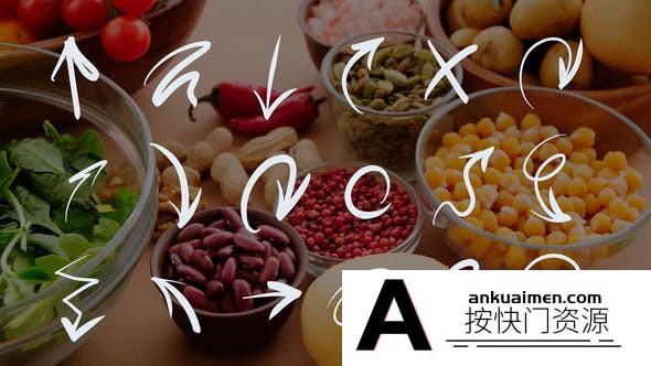 [DaVinci Resolve模板][教程发布]手绘指示元素达芬奇模板 Drawn Elements