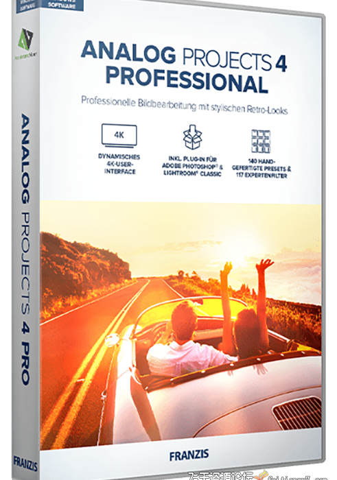 [PS调色插件][插件发布]专业电影胶片模拟PS滤镜Franzis ANALOG Professional 4.33 汉化版