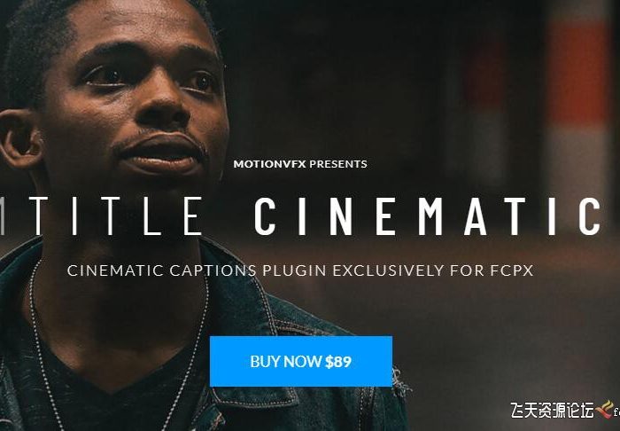 [FCPX标题字幕]FCPX插件-50种真正优雅精美电影预告片开场结尾文字标题动画