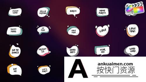 [FCPX标题字幕]FCPX插件-20个现代简洁文字标题排版动画 Creative Titles 支持m1