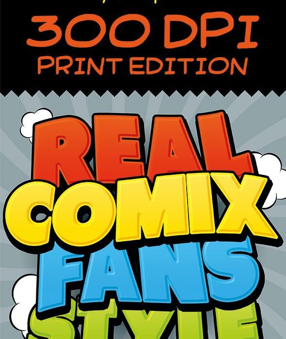 [字体样式][插件发布]卡通和漫画书风格字体PS样式 – 第 1 部分