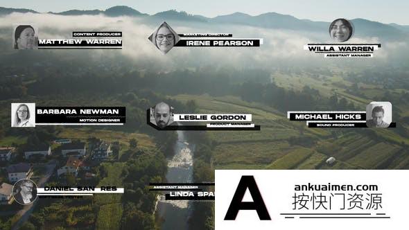 [DaVinci Resolve模板][教程发布]图片文字人名字幕条动画达芬奇模板 Photo Lower Thirds