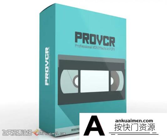 [FCPX发生器]FCPX插件-80年代录像机磁带噪点雪花干扰视觉特效动画效果