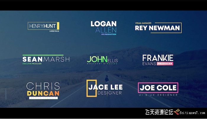 [FCPX发生器]FCPX插件-10个现代时尚字幕标题排版动画Lower Thirds v.4 支持M1