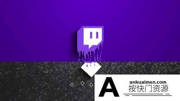 [DaVinci Resolve模板][教程发布]达芬奇LOGO标志视频展示模板 Twitch Liquid Logo