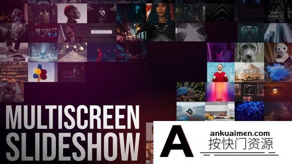 [FCPX发生器]FCPX插件-11个4k多画面网格视频墙照片展示场景动画模板