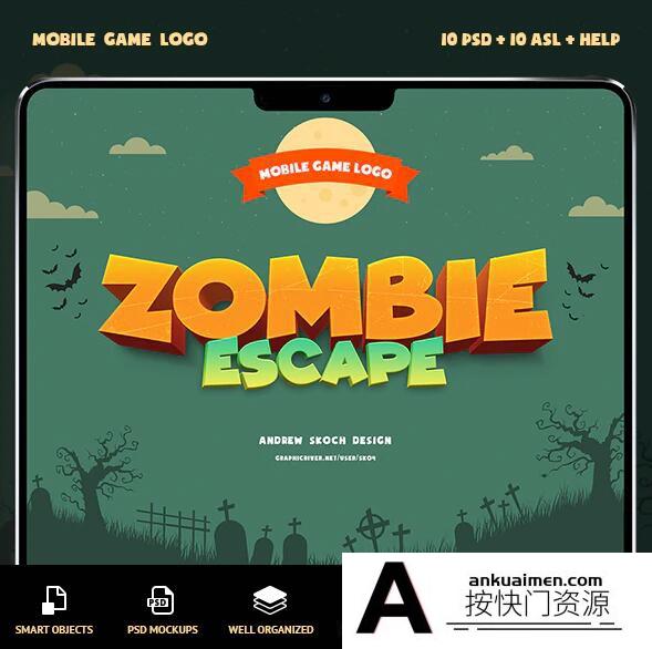 [3D样式][插件发布]手机游戏文字效果PS样式下载 第1卷 Mobile Game Text Effects Vol 1