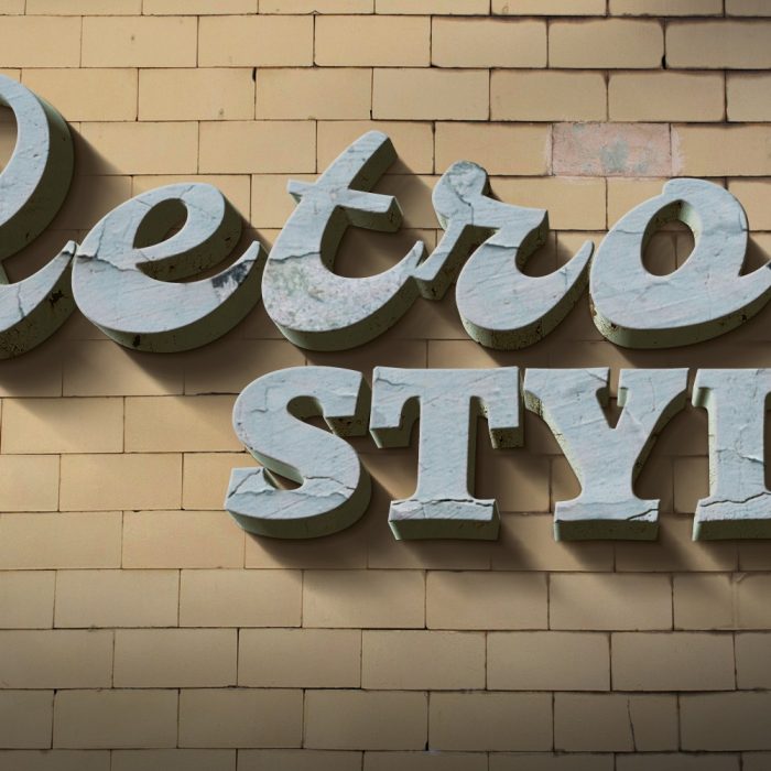 [3D样式][插件发布]3D复古摇滚风格样式 3D Retro Grunge Styles