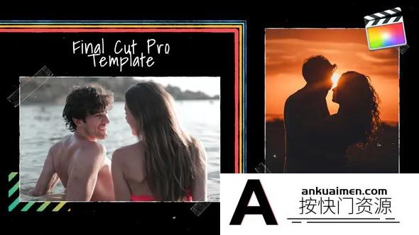 [FCPX发生器]fcpx插件-涂鸦架街头风格图文展示模板Unique Opener | FCPX 支持m1