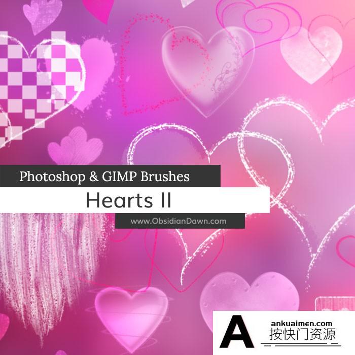 [非主流—颓废][插件发布]非主流涂鸦爱心装饰PS笔刷
