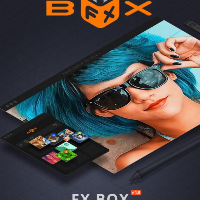 [PS特效插件][插件发布]新颖的扩展面板FX Box(特效魔盒1+7)-OH汉化