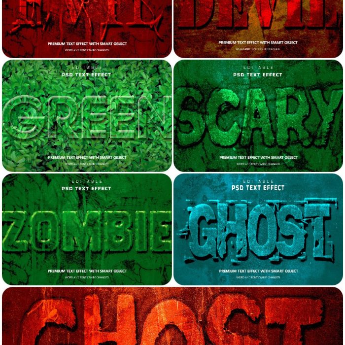 [3D样式][插件发布]3D文字效果PSD格式PS样式集 vol 120 Psd text effect set vol 120