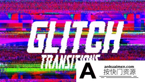 [DaVinci Resolve模板][教程发布]达芬奇模板-赛博朋克故障干扰达芬奇转场模板 Drag-N-Drop Glitch Transitions