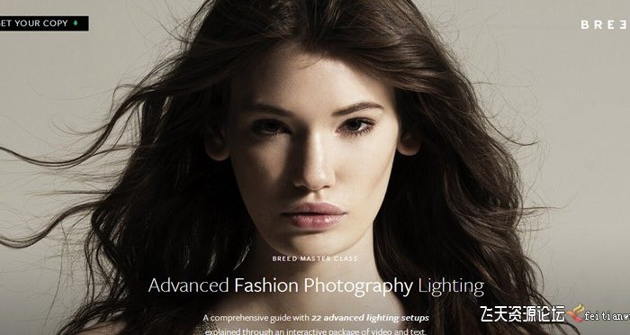 [人像摄影教程][教程发布]Melissa Rodwell 高端时尚商业时装广告摄影布光教程