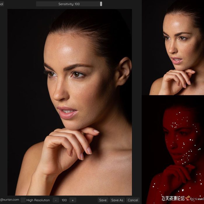 [PS磨皮插件][插件发布]一键皮肤去斑点AI智能修复神器Retouch4me Heal