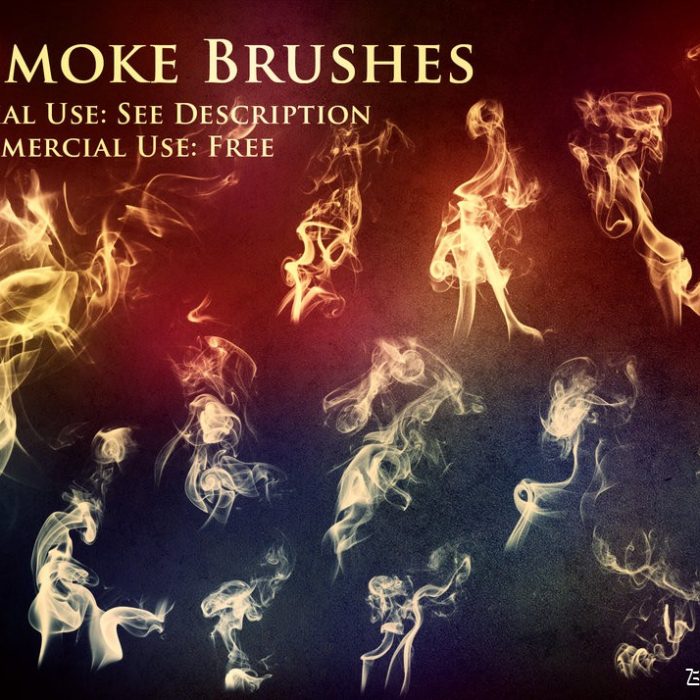 [火焰烟雾笔刷][插件发布]22种香烟的烟雾效果素材PS笔刷下载