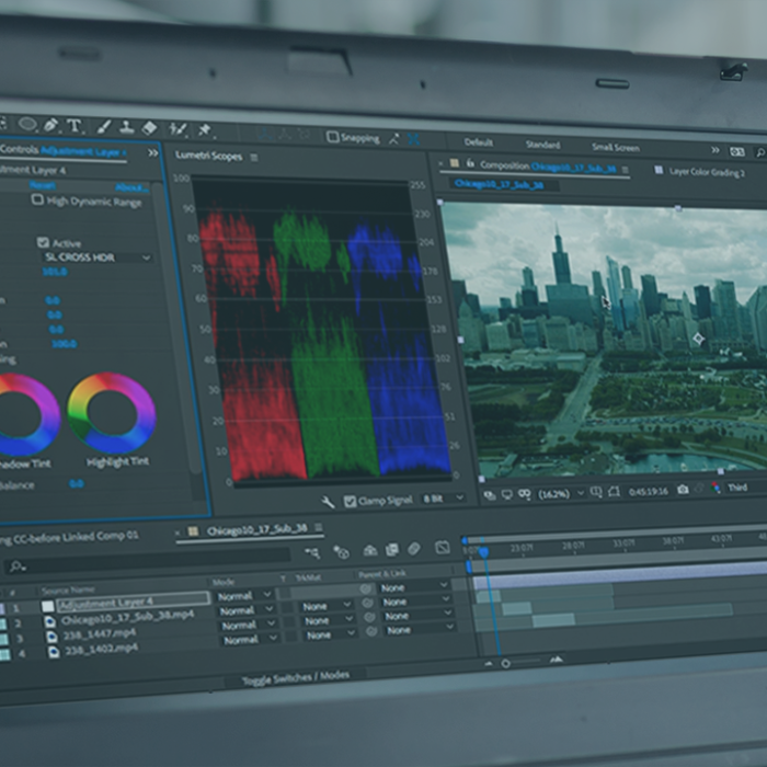 [AE教程][教程发布]AE教程- After Effects CC视频调色颜色校正调色视频教程-中英字幕